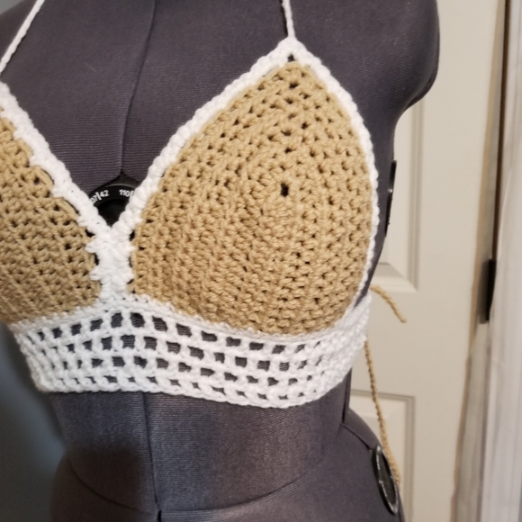 Crochet Bralette/Bikini Handmade - Picture 3 of 11